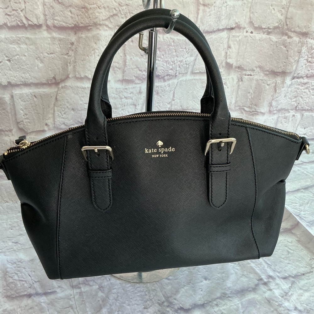 Kate Spade Small Sloan Charlotte Street Satchel Handbag Black WKRU2130